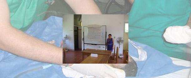 a natural birthing clinic in the Ecuadorian Amazon for volunteer midwives gaining valuable experience