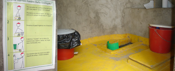 construction of ecosanitation project in rural ecuador