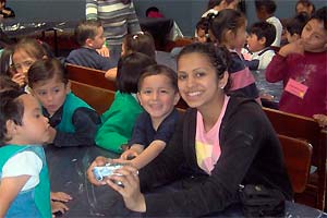 A volunteer project in Quito with children with learning and motor skills difficulties